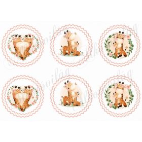 Tündéri zsiráfok anyák napjára