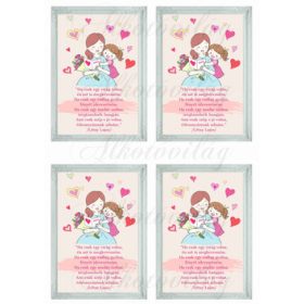 Kedves anyák napi kép keretben idézettel