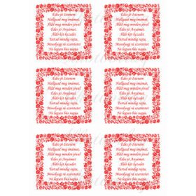 Anyák napi idézet kalocsai keretben - KICSIBEN