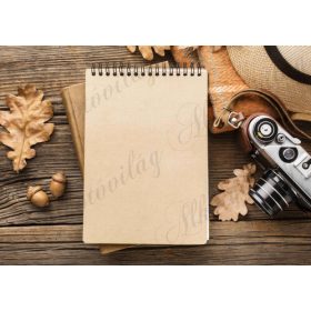   Fotóháttér  termékfotózáshoz - Őszi kollázs fényképezőgéppel