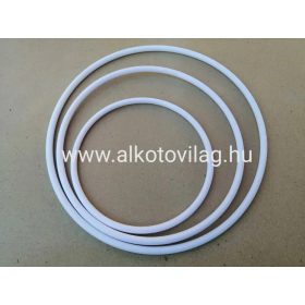 Műanyag fehér karika 14,5 cm