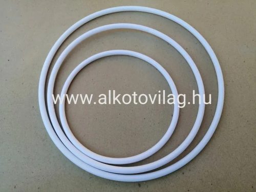 Műanyag fehér karika 24 cm