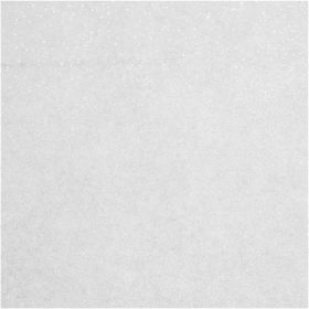 Csillámos filc anyag - 20x30 cm - FEHÉR