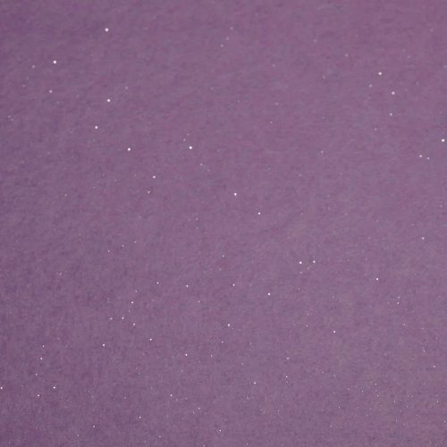 Csillámos filc anyag - 20x30 cm - HALVÁNYLILA