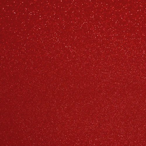 Csillámos filc anyag - 20x30 cm - SÖTÉTPIROS