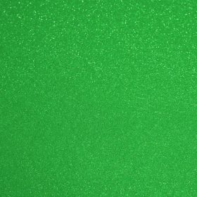 Csillámos filc anyag - 20x30 cm - KÖZÉPZÖLD