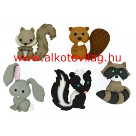 Dress it up gomb - MÓKUSOK, NYUSZI, BORZ, MOSÓMACI