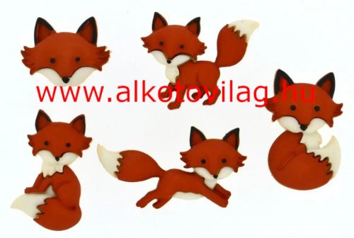 Dress it up gomb - RÓKÁK