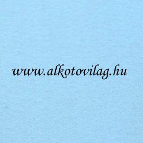   Puha egyszínű filc anyag VILÁGOSKÉK - 90 cm széles - 50 cm egységenként