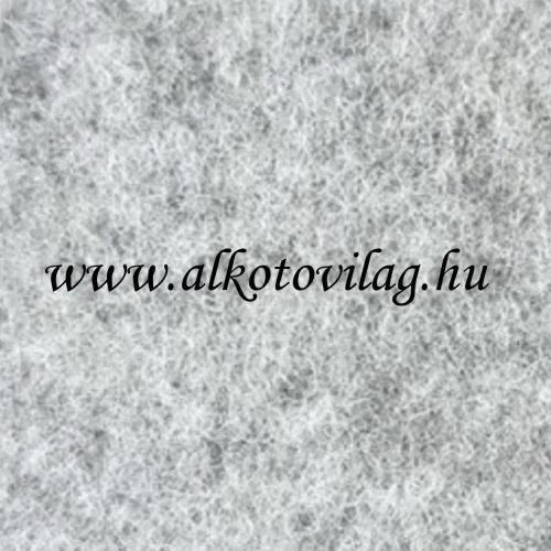 Puha egyszínű filc anyag VILÁGOSSZÜRKE MELANGE - 90 cm széles - 50 cm egységenként