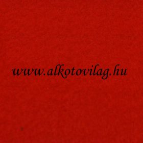   Puha egyszínű filc anyag MEGGYPIROS - 90 cm széles - 50 cm egységenként