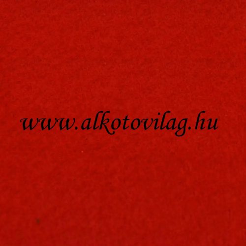 Puha egyszínű filc anyag MEGGYPIROS - 90 cm széles - 50 cm egységenként