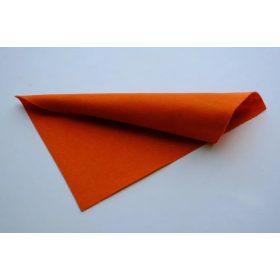   Közép puhaságú egyszínű filc anyag NARANCSSÁRGA - 20x30 cm