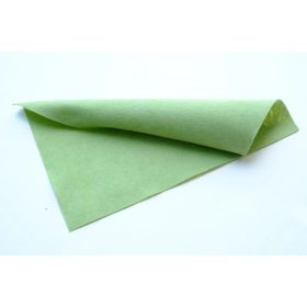   Közép puhaságú egyszínű filc anyag PASZTELLZÖLD - 20x30 cm