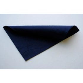   Közép puhaságú egyszínű filc anyag SÖTÉTKÉK - 20x30 cm