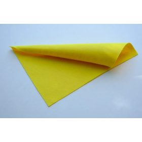   Közép puhaságú egyszínű filc anyag CITROMSÁRGA - 20x30 cm