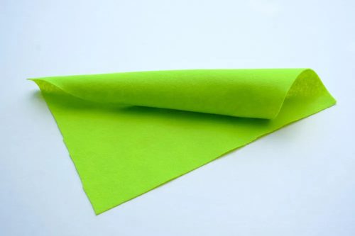 Közép puhaságú egyszínű filc anyag KIWIZÖLD - 20x30 cm