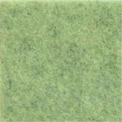 Közép puhaságú egyszínű filc anyag VILÁGOSZÖLD MELANGE (SZÜRKÉVEL) - 20x30 cm