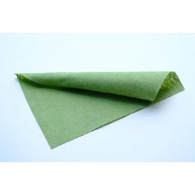   Közép puhaságú egyszínű filc anyag VILÁGOSZÖLD MELANGE TÖRTFEHÉRREL- méterben