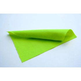   Közép puhaságú egyszínű filc anyag KIWIZÖLD - méterben
