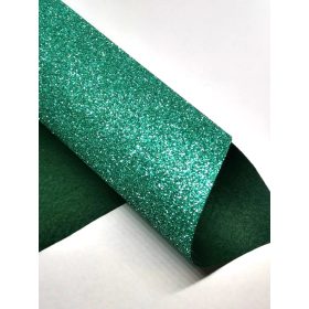 Glitteres filc anyag - 20 x 30 cm - JÁDE