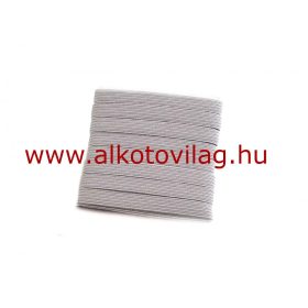 Erős gumi VILÁGOSSZÜRKE - 6 mm széles