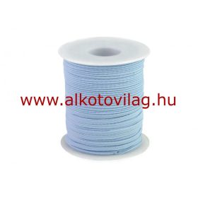 Kalapgumi VILÁGOSKÉK - 3 mm széles - lapos