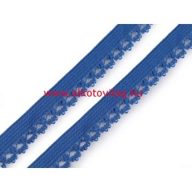Csipkés gumi KÉK - 15 mm