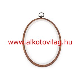Ovális hímzőkeret 17,5 x 24,5 cm