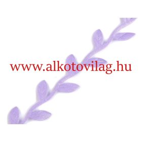 Szatén leveles szalag - HALVÁNYLILA