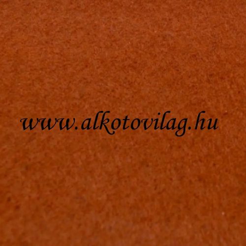 Puha egyszínű filc anyag ÉLÉNK ROZSDABARNA - 90 cm széles - 50 cm egységenként
