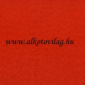   Puha egyszínű filc anyag PIROS- 90 cm széles - 50 cm egységenként