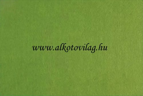 Pihe-puha egyszínű filc anyag 20 x 30 cm - FŰZÖLD