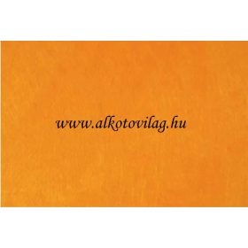 Pihe-puha egyszínű filc anyag 20 x 30 cm - NARANCSSÁRGA