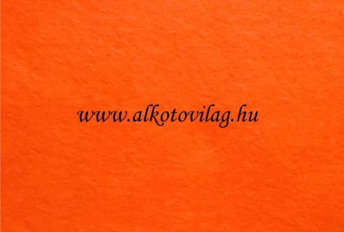 Pihe-puha egyszínű filc anyag 20 x 30 cm - NEONNARANCS