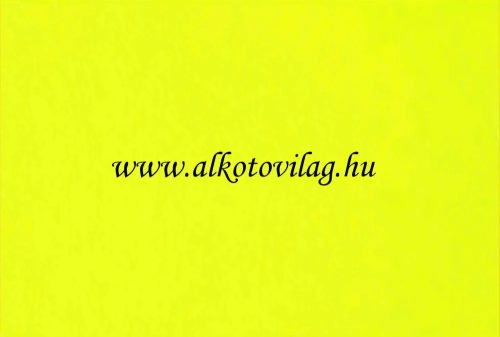 Pihe-puha egyszínű filc anyag 20 x 30 cm - NEONSÁRGA