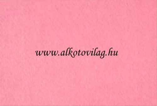 Pihe-puha egyszínű filc anyag 20 x 30 cm - VILÁGOS RÓZSASZÍN