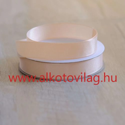Ripsz szalag - 15 mm - BŐRSZÍN