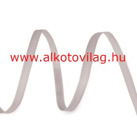 Ripsz szalag - 4 mm - VILÁGOSSZÜRKE