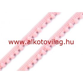 Szalag pomponokkal - RÓZSASZÍN