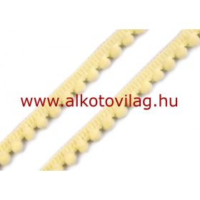 Szalag pomponokkal - PASZTELLSÁRGA