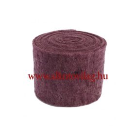 100 % Gyapjúfilc BORDÓ MELANGE - 15x50 cm
