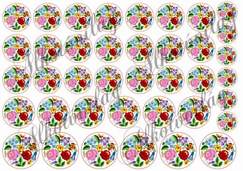 Kalocsaiak 4,5 , 4, 3,5, 2,5 cm - VASALHATÓ FÓLIA