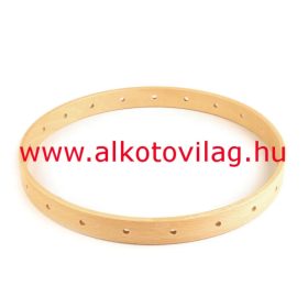 Fa karika lyukakkal - 21 cm átmérővel